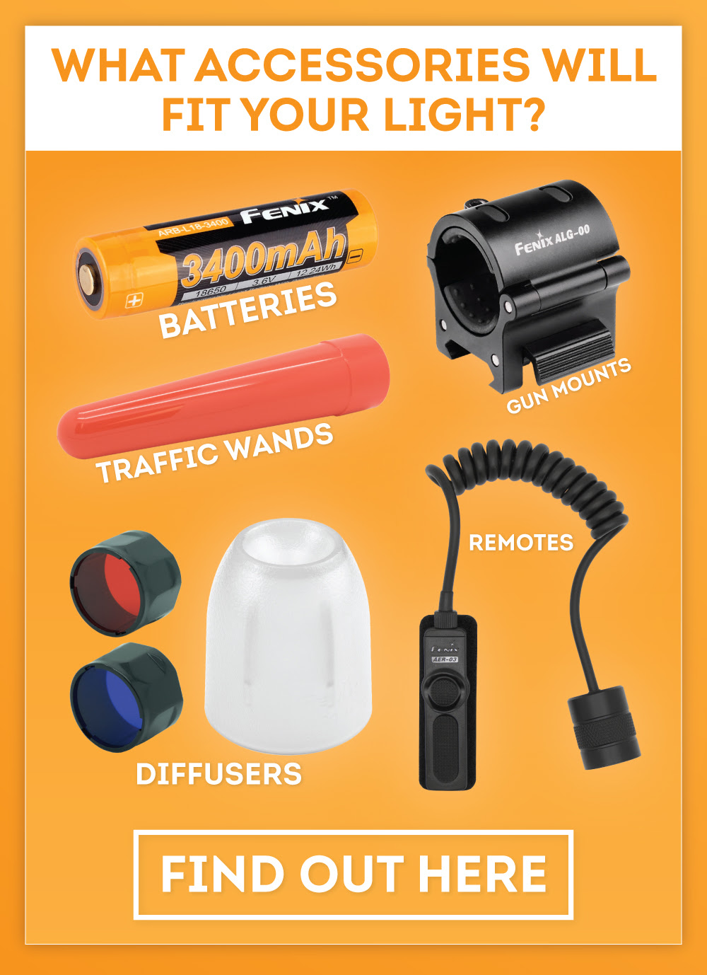 Fenix LED Flashlight Accessories