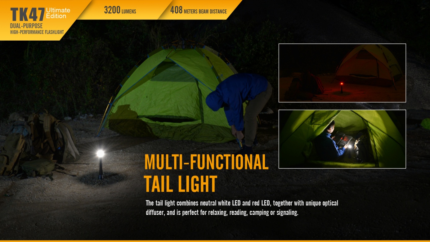 Fenix TK47 Dual-Purpose LED Flashlight Ultimate Edition