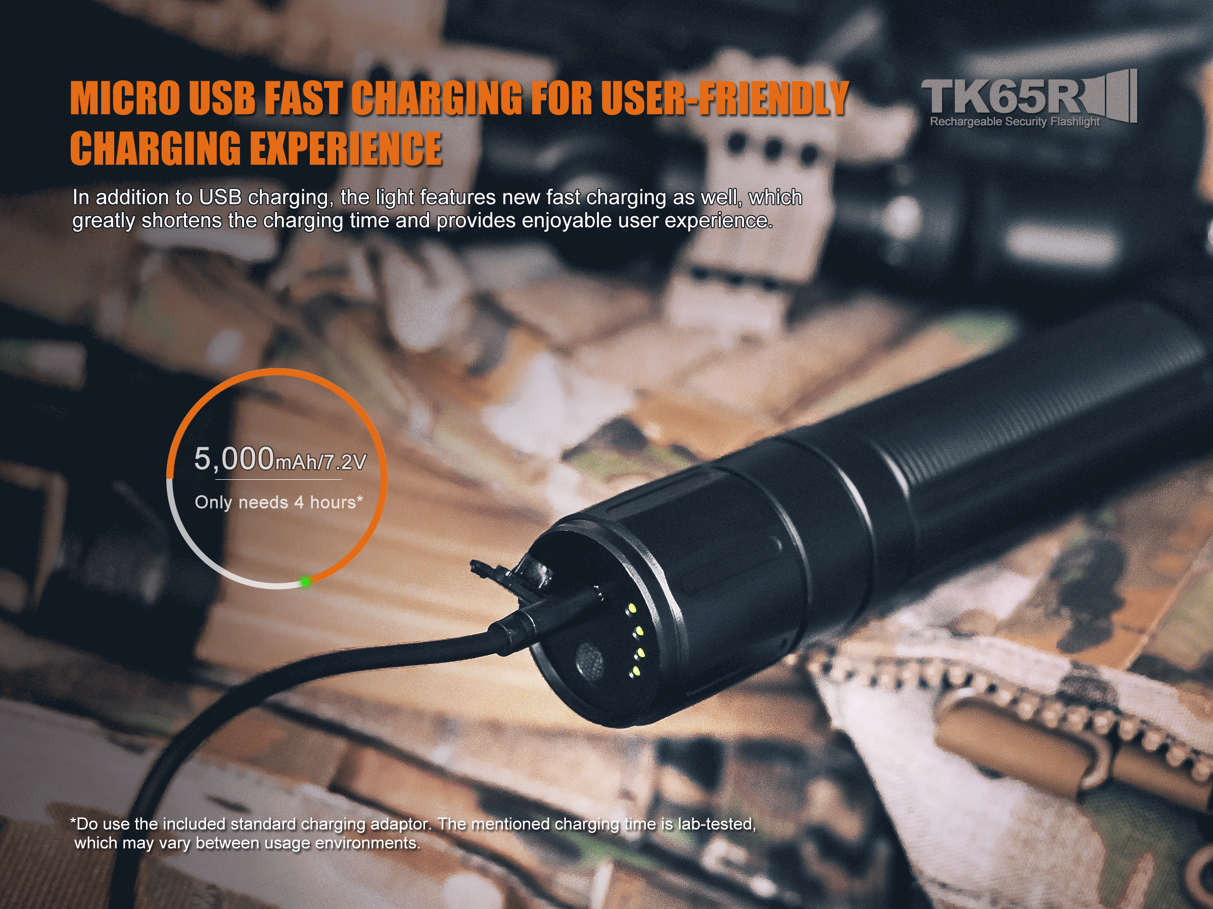 Fenix TK65R Rechargeable LED Flashlight