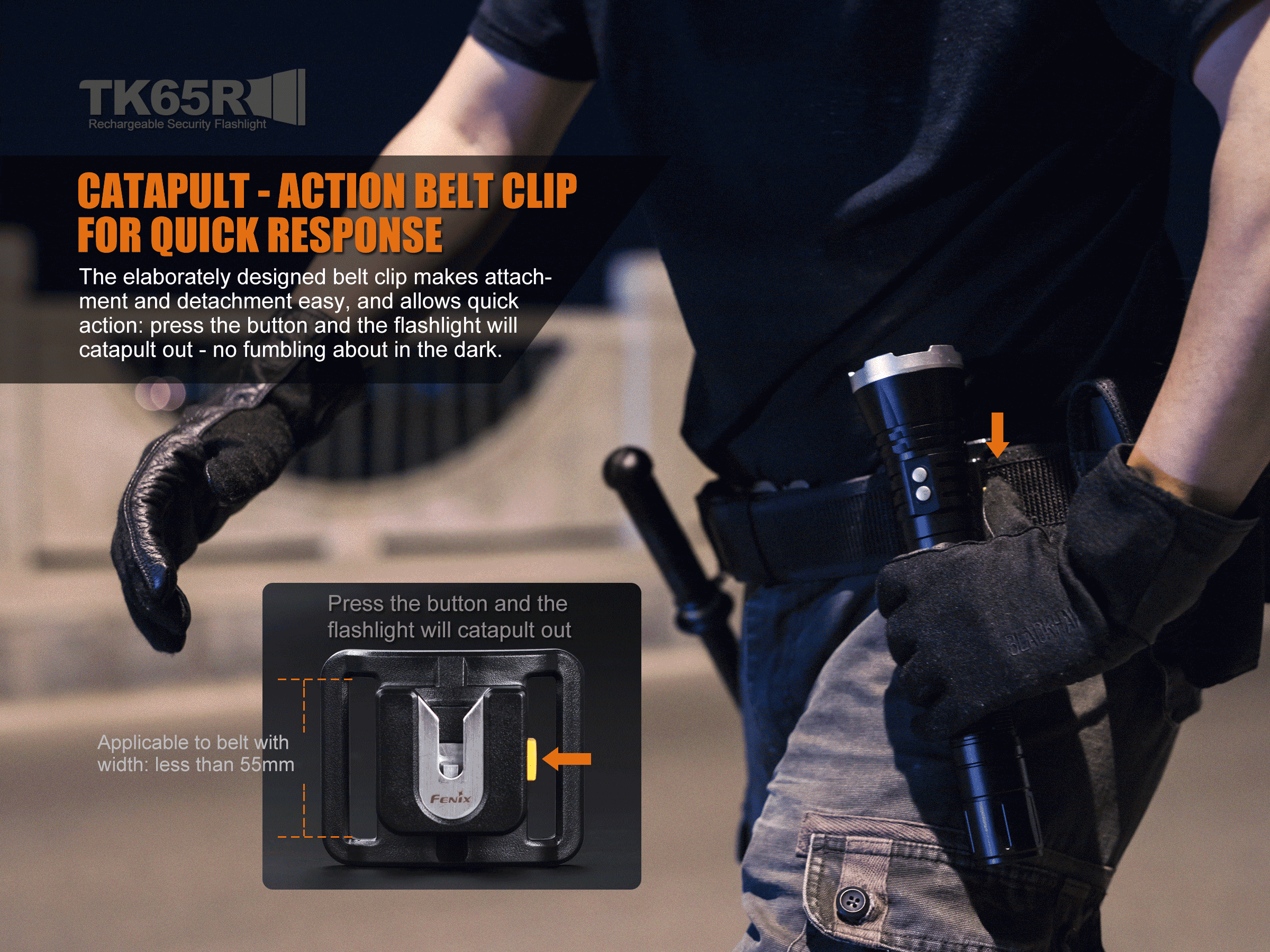 Fenix TK65R Rechargeable LED Flashlight