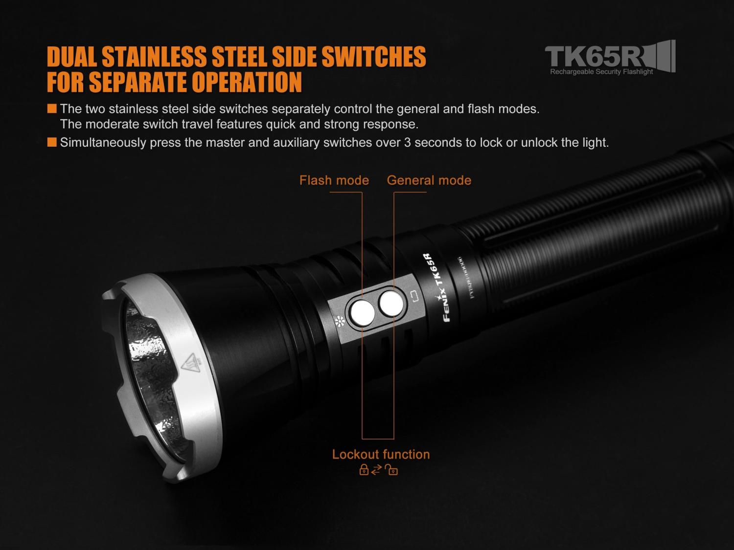 Fenix TK65R Rechargeable LED Flashlight