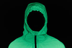 Solar Charged jacket Hood Glow