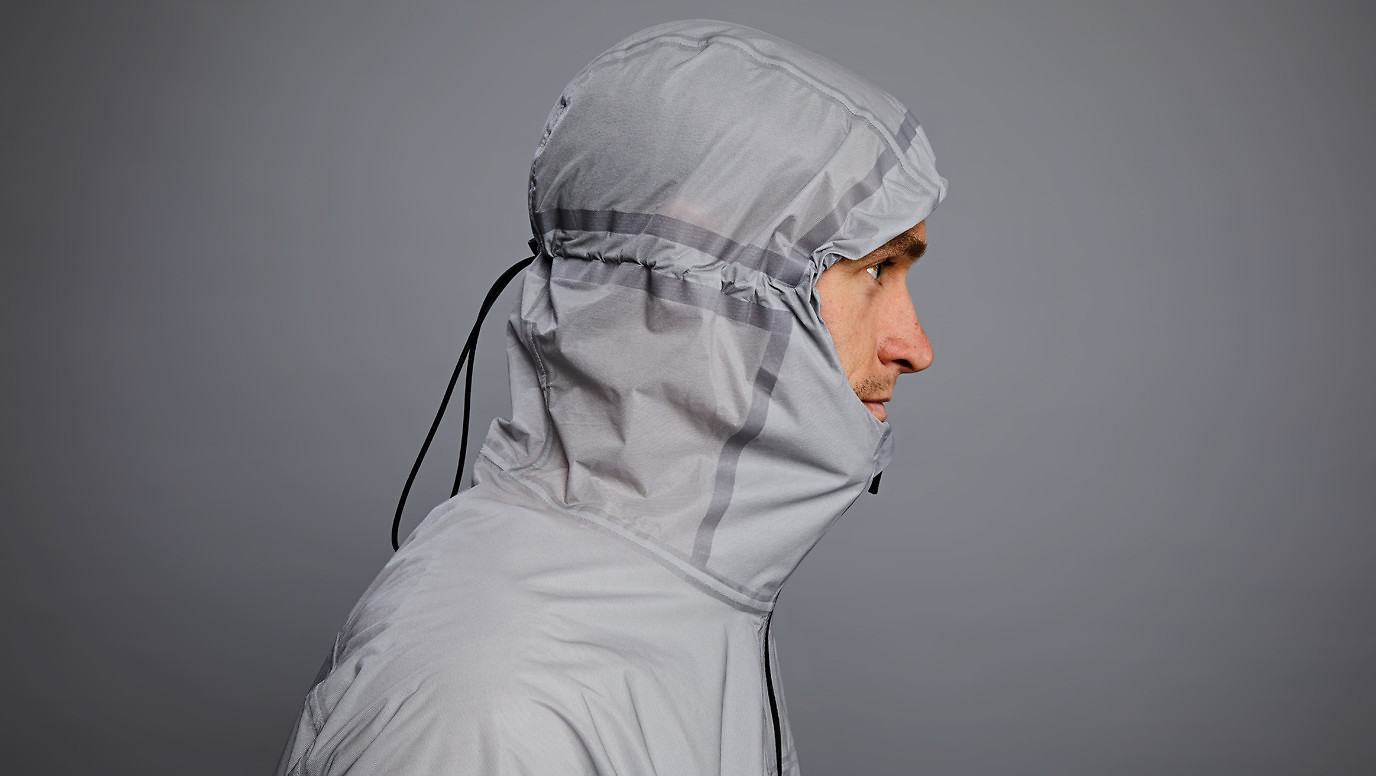 Solar Charged Jacket Side Hood