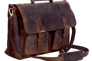komalc leather briefcase profile