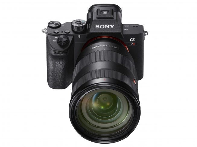 sony alpha a7r iii front