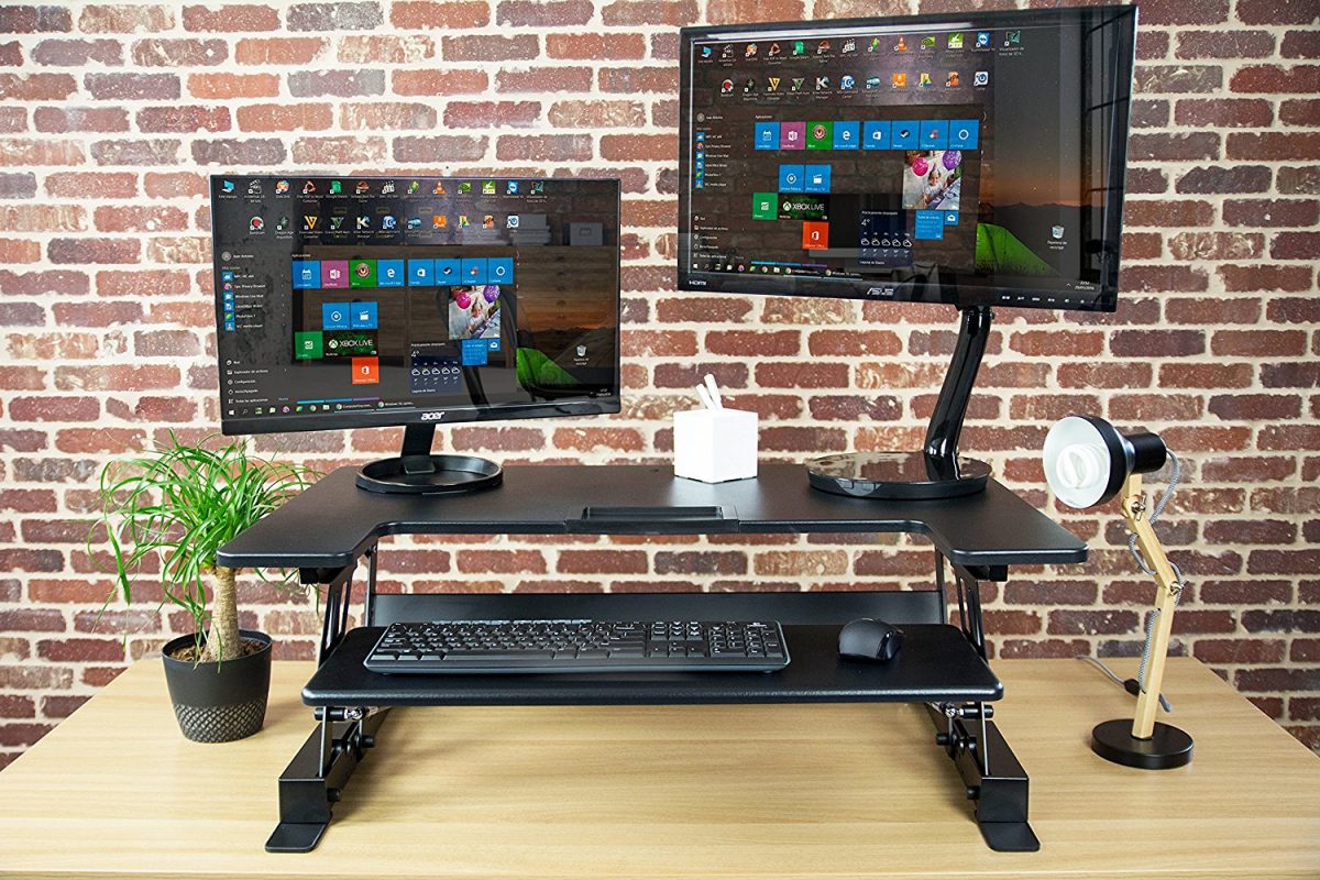 standing desk converter banner