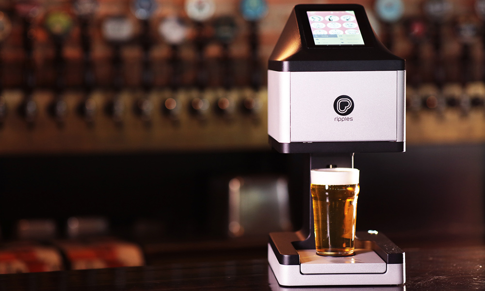 Beer -Ripples-Printer-Machine-Pint-Glass