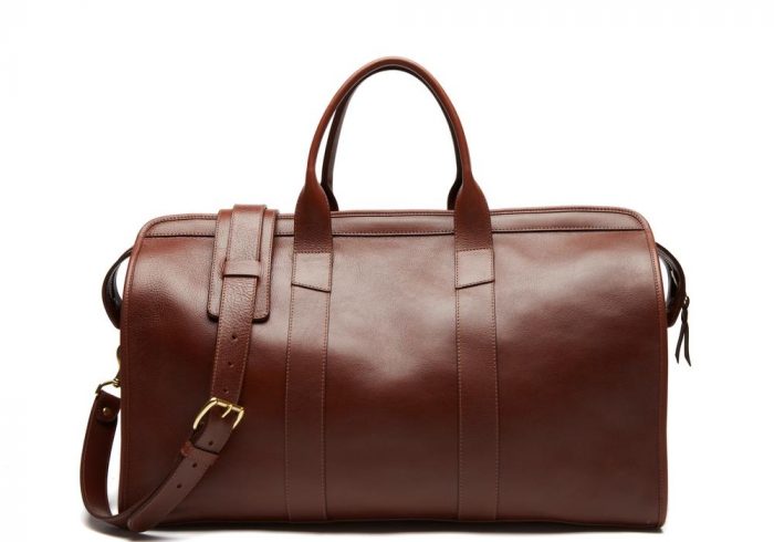 Lotuff Leather Duffle Travel Bag
