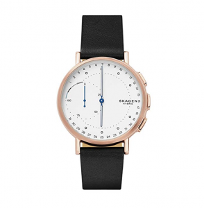 Skagen Signatur Connected Leather Hybrid Smart Watch