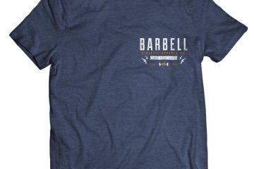 Barbell Gym Tees Try Harder