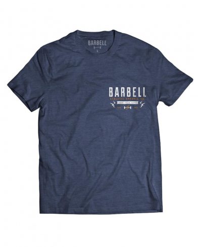 Barbell Gym Tees Try Harder