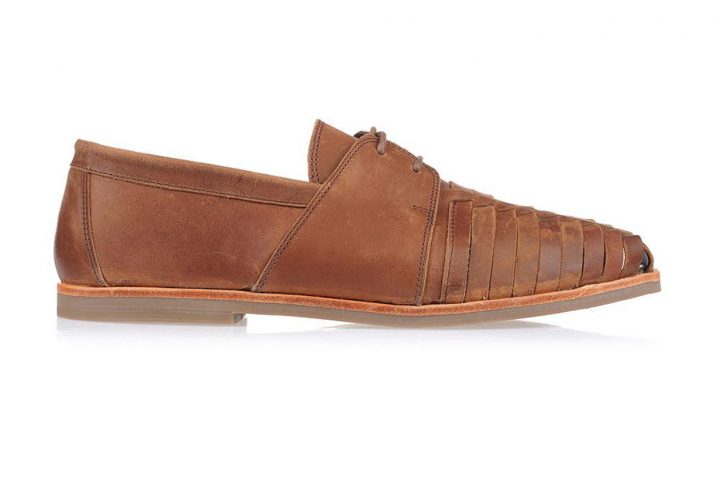 urge mister woven leather shoes