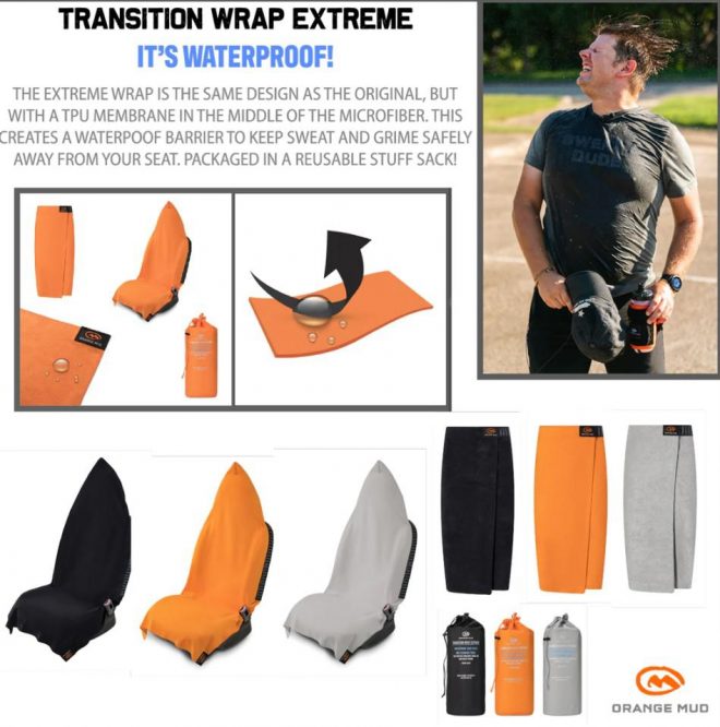 ORANGE MUD TRANSITION WRAP EXTREME: SEAT COVER/TOWEL